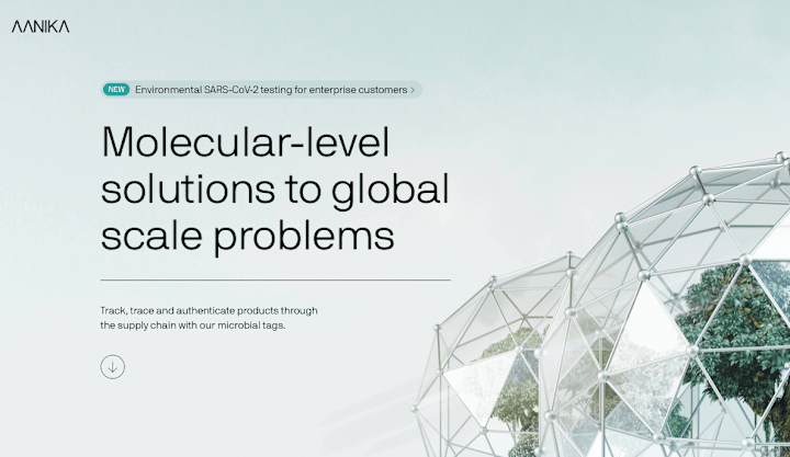 Cover image for Aanika Biosciences: Messaging/brand strategy, web copy