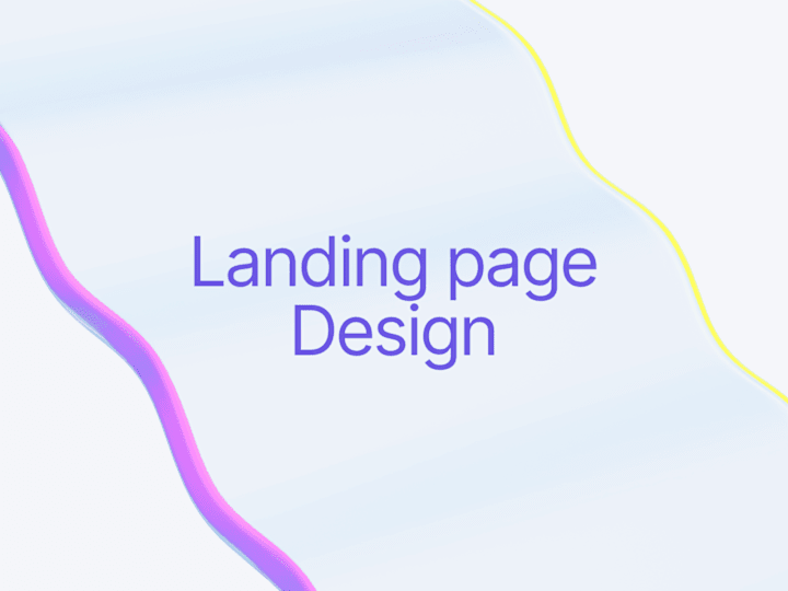 Cover image for Landing page & website design with mobile responsive