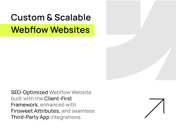 Cover image for Unique Weblfow Website design and development with CMS setup