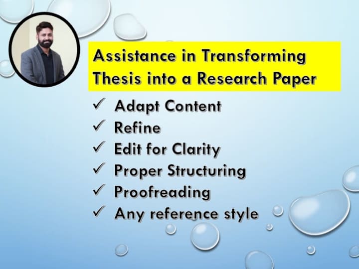 Cover image for Guidance on Transforming your Thesis into a Research Paper