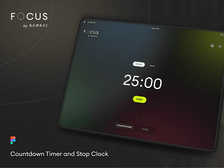 Cover image for Personal Project: Pomodoro Timer in Figma