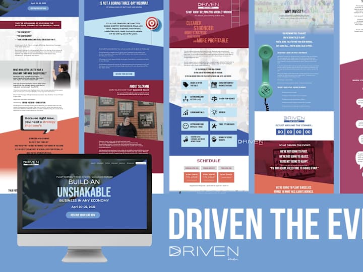 Cover image for Driven Inc. “Driven The Event” Website Design