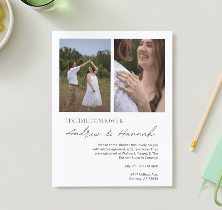 Cover image for Modern Wedding Shower Invite