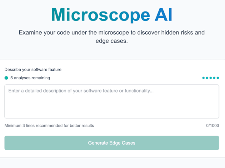 Cover image for Microscope AI