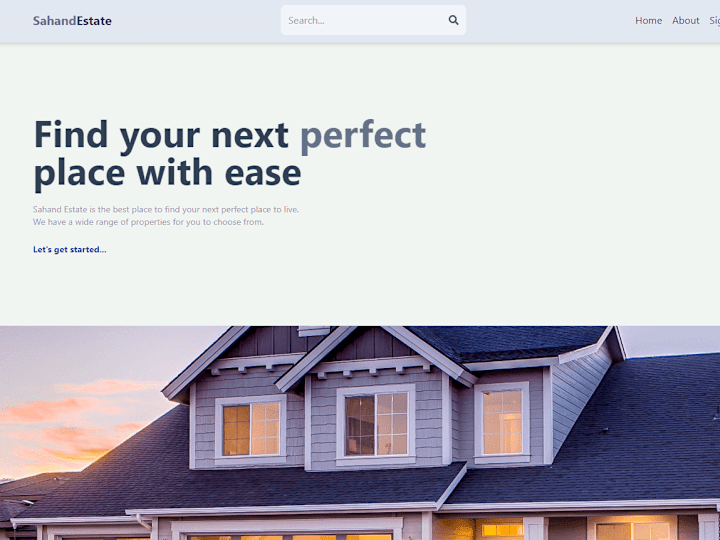 Cover image for Real Estate Web Application