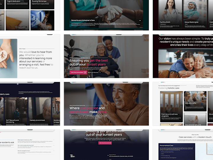 Cover image for Acacia Grove Care Home Website Design