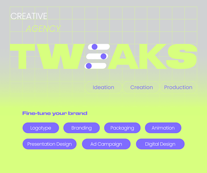 Cover image for TWEAKS, Brand Identity :: Behance