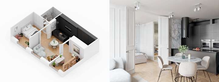 Cover image for Visualization and Redesign of Small Apartment