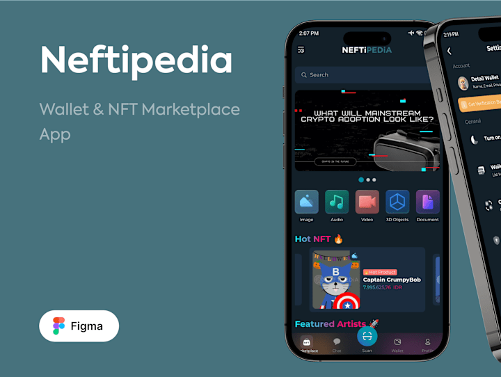 Cover image for Neftipedia - Wallet & NFT Marketplace App