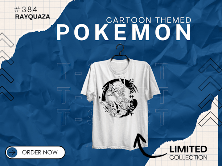 Cover image for Pokémon Themed T-Shirt Design!