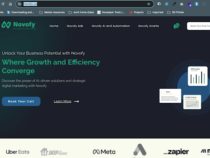Cover image for Novofy Webflow Website