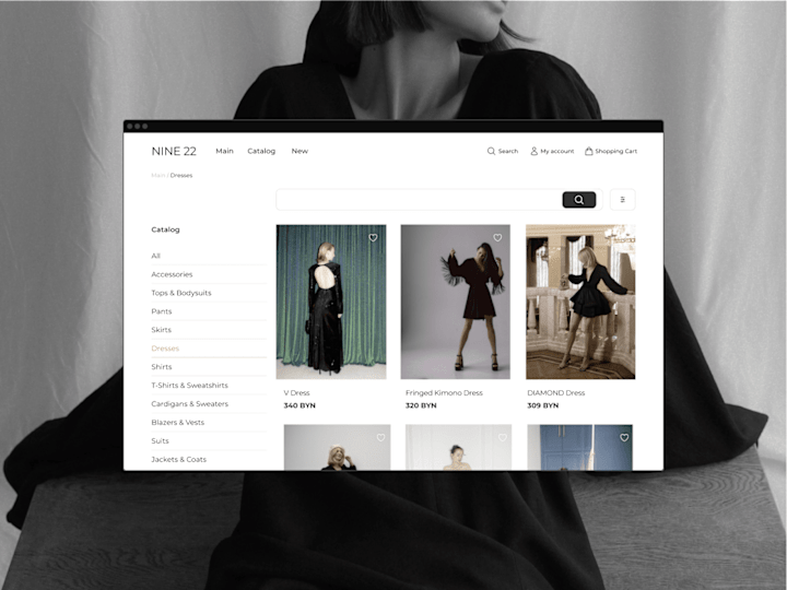 Cover image for Fashion webstore redesign