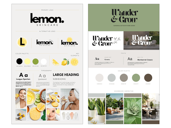 Cover image for One Page Minimalistic Branding Guidelines
