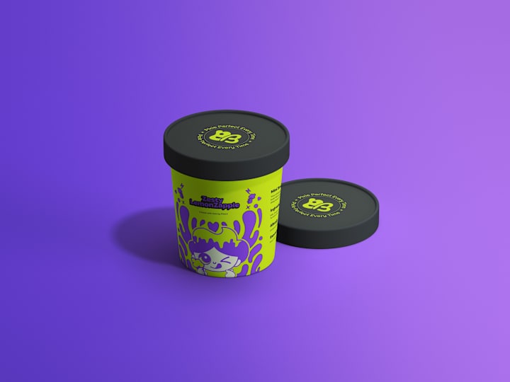 Cover image for Pixie Blast- Ice cream(Brand identity) 