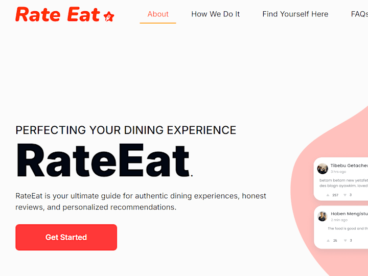 Cover image for Rate Eat