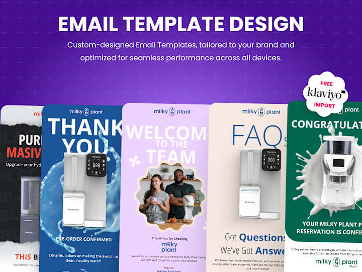 Cover image for Email Template Design (+Free Klaviyo Import) ✨