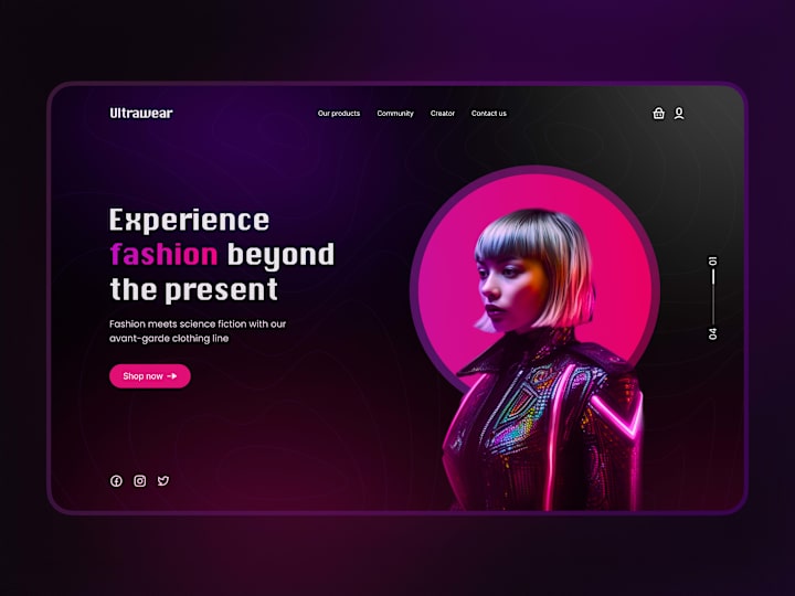 Cover image for Ultrawear Fashion landing page