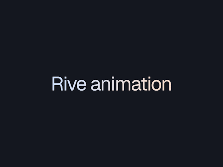 Cover image for Interactive Rive Animations for Your Website & SaaS