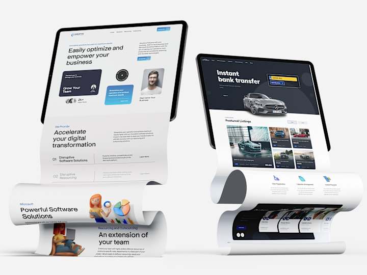 Cover image for I will modern website design in figma expert mockup creation