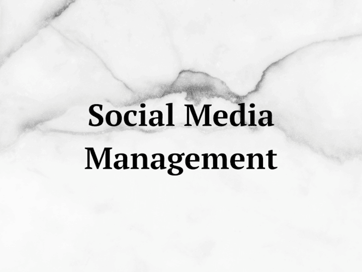 Cover image for Social media management