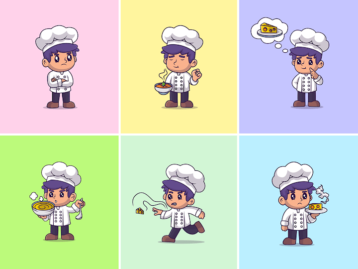 Cover image for Cute Chef Cartoon :: Behance