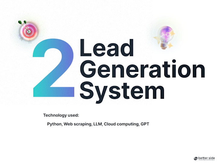 Cover image for Lead Generation System