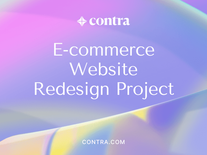 Cover image for  E-commerce Website Redesign Project