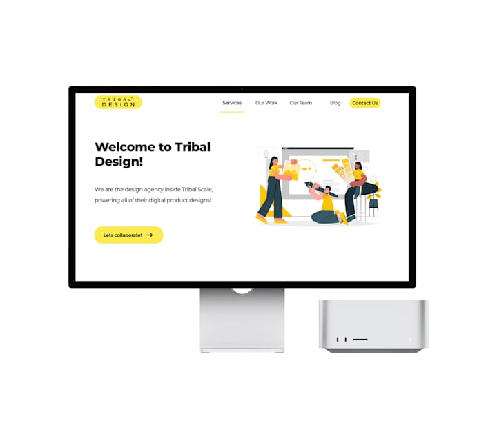 Cover image for Website design for TribalScale