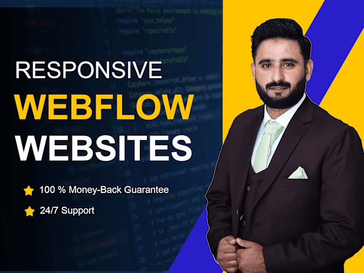 Cover image for I will develop your Webflow website or landing page design