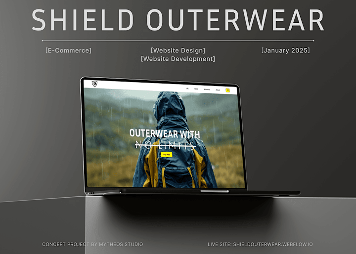 Cover image for Shield Outerwear | E-commerce Website