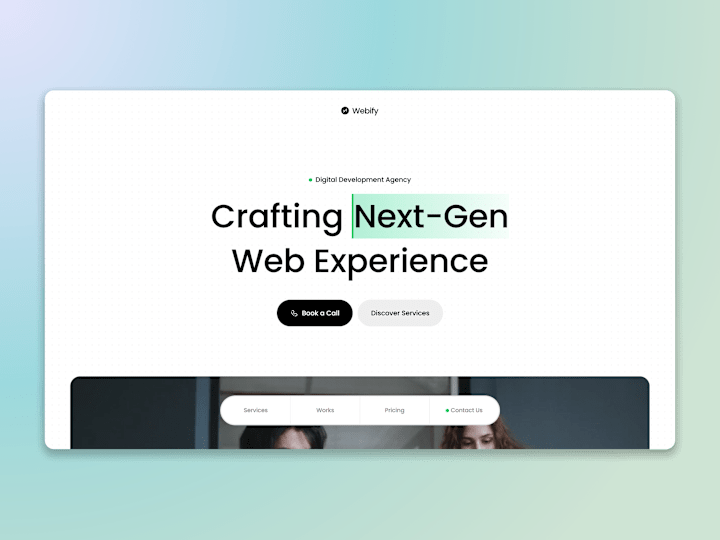 Cover image for Landing Page Development for Webify