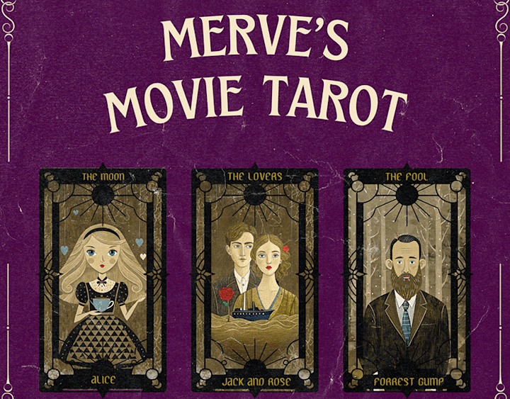 Cover image for Merve's Movie Tarot :: Behance