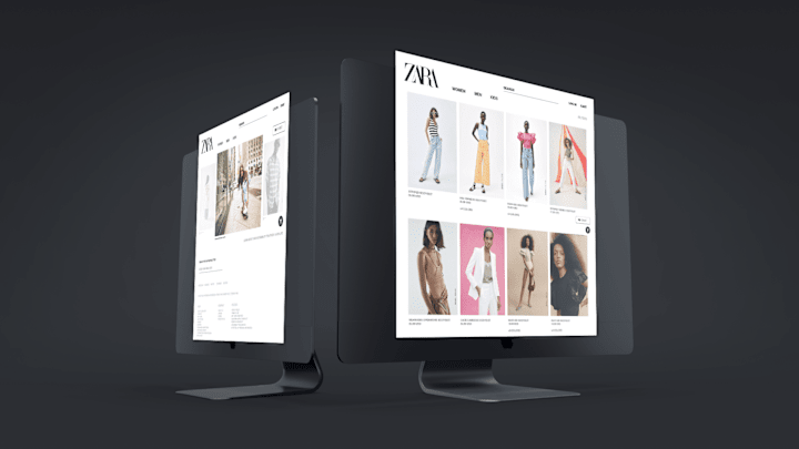 Cover image for UX/UI Case Study: Zara Website