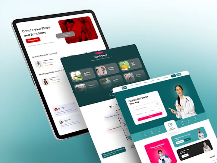 Cover image for Seba Healthcare UIUX Design By ZORG IT GROUP