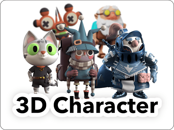 Cover image for 3D Character Sculpting & Rigging