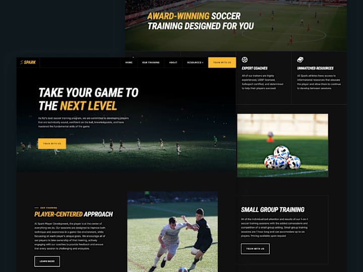 Cover image for Spark Player Development (Web Design + Webflow Development)