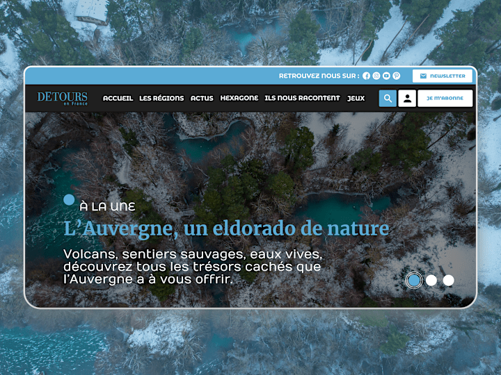 Cover image for Détours en France - Website Design