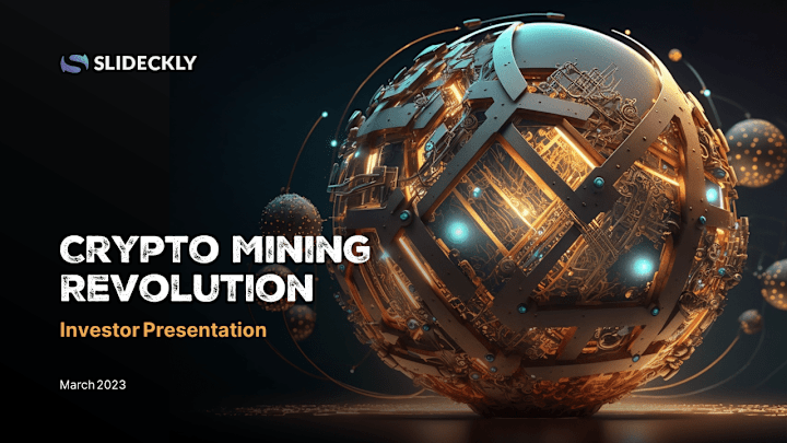 Cover image for Pitch Deck Design for Bitcoin Mining Company