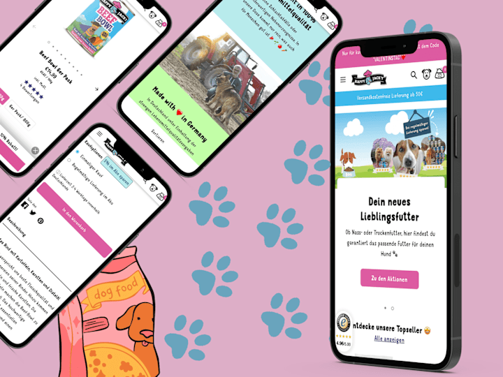 Cover image for 🐶 Increasing UX for fancy pet nutrition store