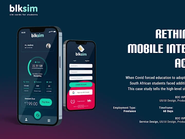 Cover image for BlkSim 4G Mobile App : Student Internet Access