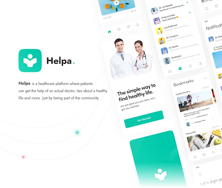 Cover image for Helpa - healthcare app