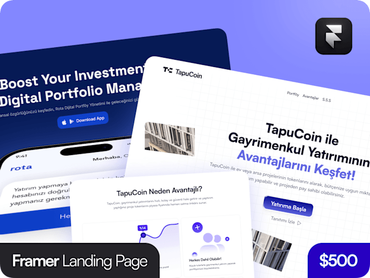 Cover image for Framer Landing Page (Design + Development)