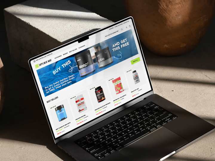 Cover image for Supplement Mart (Custom Shopify Website)