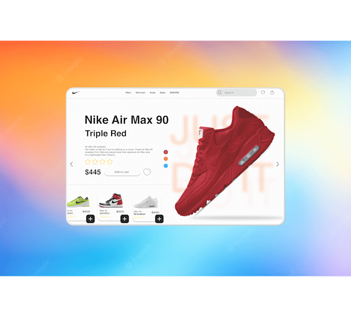 Cover image for Nike home page Redesign on Behance