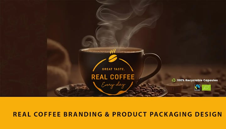 Cover image for Real Coffee | Brand Identity | Packaging Design :: Behance