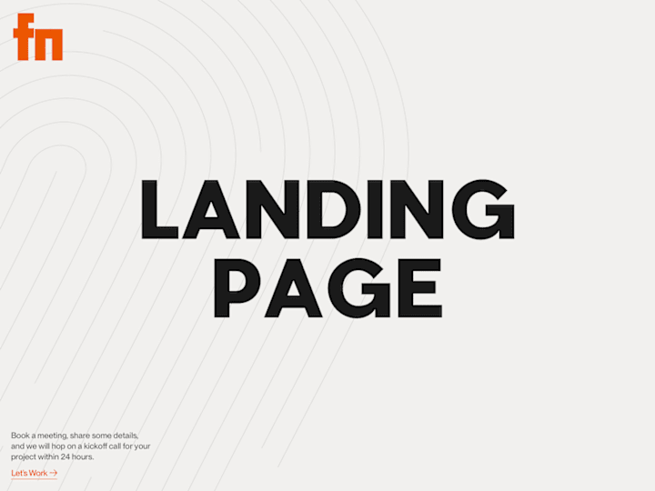 Cover image for Landing Page (Design & Development) 🚀