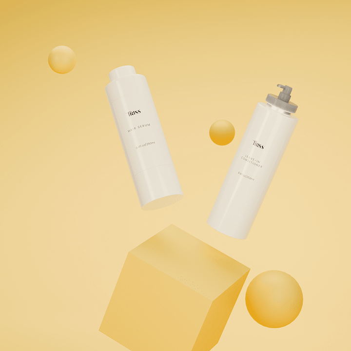 Cover image for HairCare Product 3D Render :: Behance