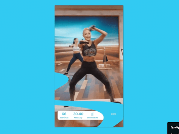 Cover image for BeachBody fitness app advertisement