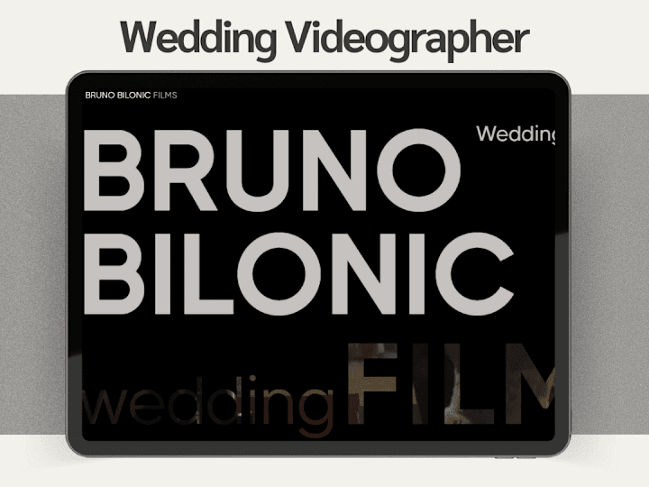 Cover image for Wedding Videographer Website