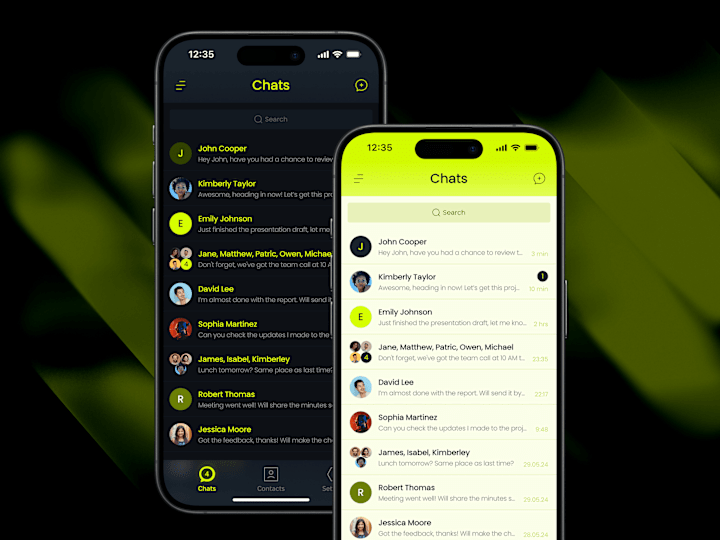 Cover image for Neon Pulse Messenger App